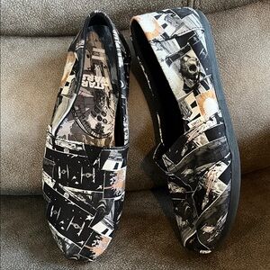 Star Wars Death Star TOMS Slip On Shoes